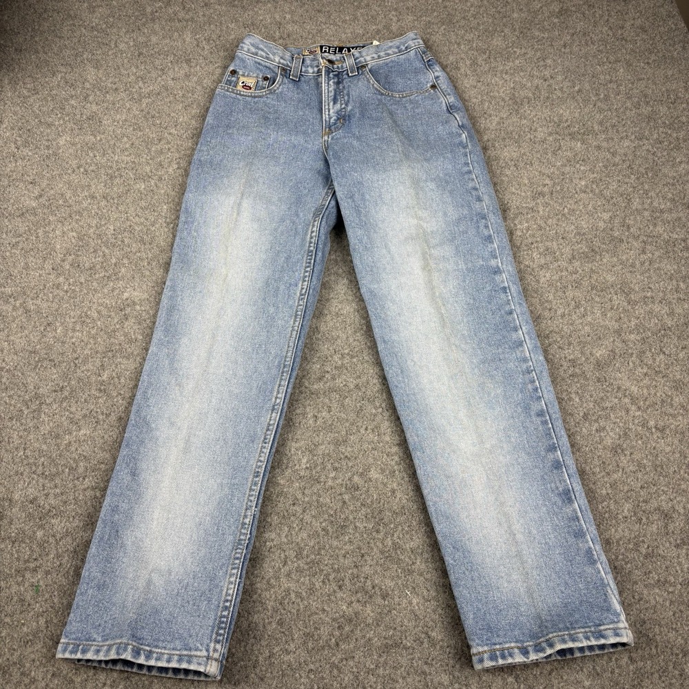Vintage Cruel Girl‎ Jeans Women's Size 1 Short Y2K Distressed Light Wash Faded